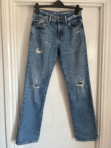 Gap washed ripped blue - washed,