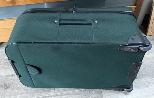 Suitcase antler green large - by,