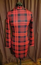 Tartan Dress Red and Black