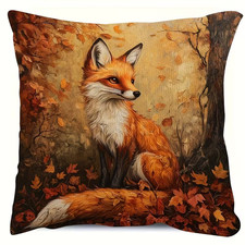 Autumn Fox Cushion Cover