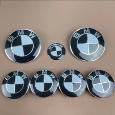 7Pcs B-M-W Black & White Wheel