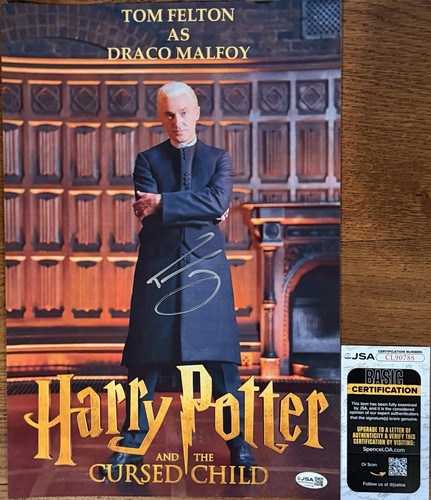 Tom felton signed harry potter - felton,