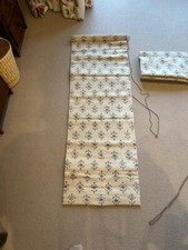 X3 Roman Blinds - Susie Watson - Moonflower Linen Blue. 