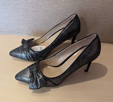 Lotus pewter bow front - lotus, shoes