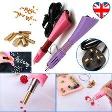 HotFix Iron-on Applicator Wand Heat Gun For Rhinestone Crystal Gem Tool + 7 Tips