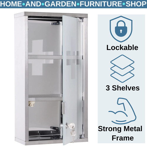 Wall mounted medicine cabinet - wall,