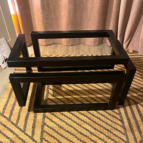 Bespoke metal infinity table