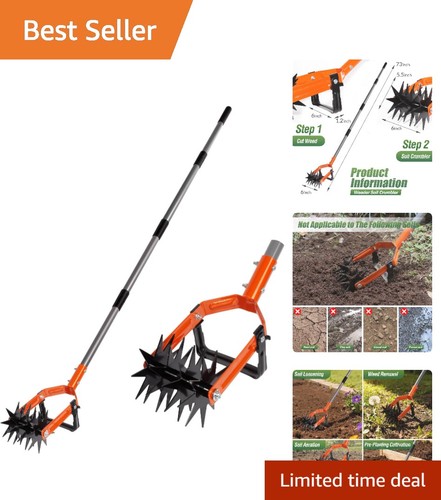 Rotary garden cultivator tool - garden,
