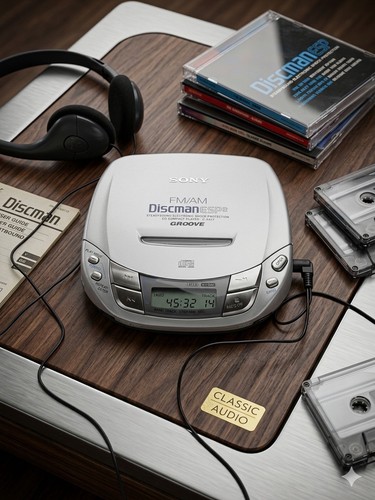 Vintage sony discman - vintage,