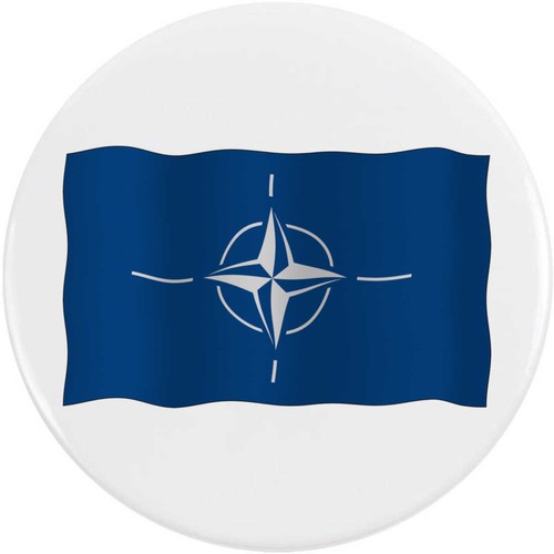 Waving flag nato - nato', button