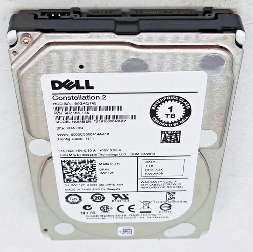 1tb dell seagate - dell, st91000640ns