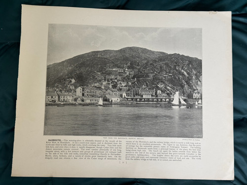 1890 barmouth view - barmouth,