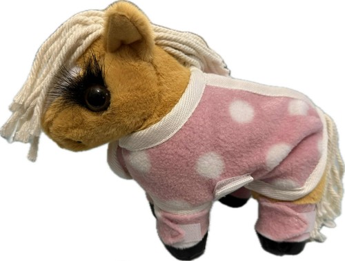 Tiny toy horse foal cuddly - horse, .