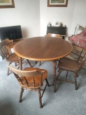 dining table and 4 chairs set