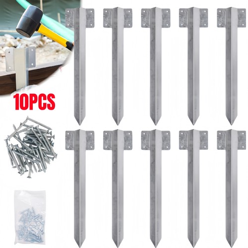 10x railway sleeper brackets - 10x,