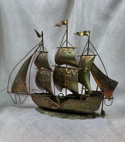 Vintage tin steam sail - tin,