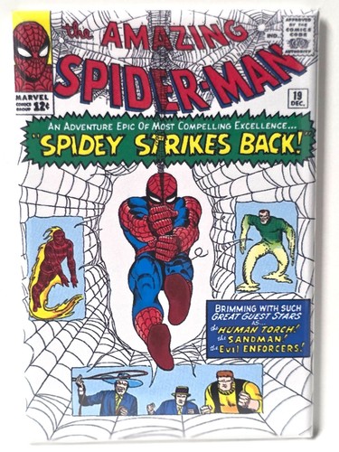Spider man magnet vintage - spider-man,