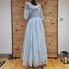 Vintage 1980s Blue Lace