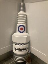 Giant Spark Plug Lambretta Sign Scooter MOD SKA 2 TONE Man cave 32” Tall Vespa