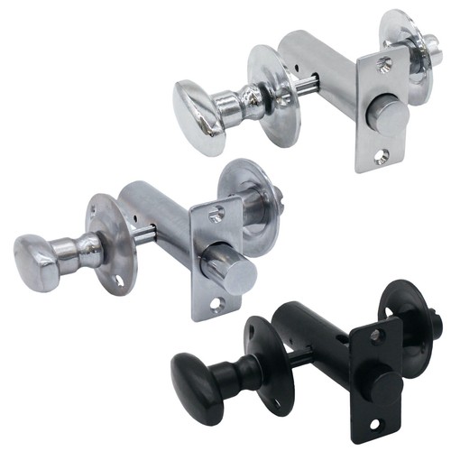Oval turn bathroom bolt - oval,