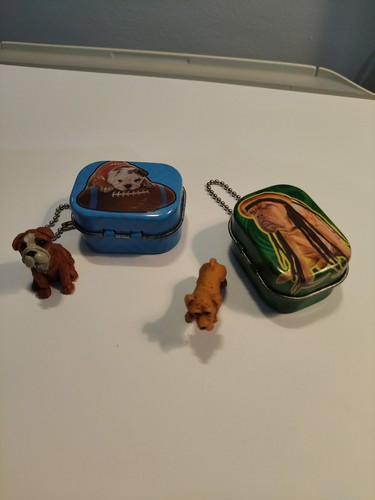 Collectible puppy tins - a&a,