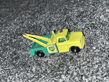 USED V 1:60 MATCHBOX LESNEY 13 DODGE WRECK TRUCK BP BREAKDOWN #206
