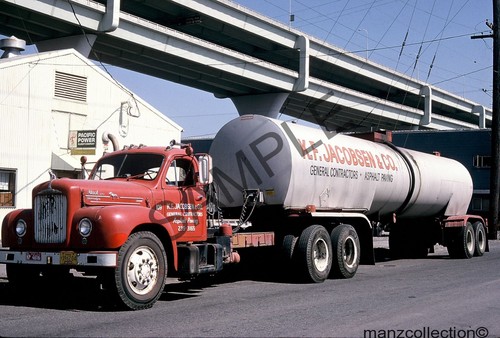 8x10 color semi - semi-truck, photo
