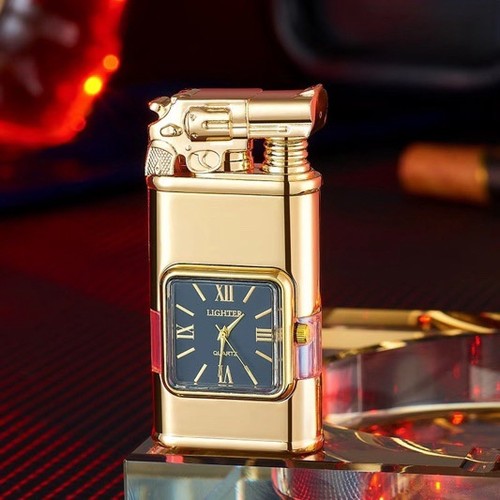 Luxury gold watch lighter - luxury,