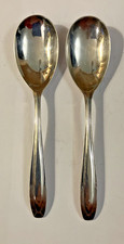 Pair of Vintage  Silver Plated  Mustard/Sugar Spoons 12.5 cm Long (SP)10