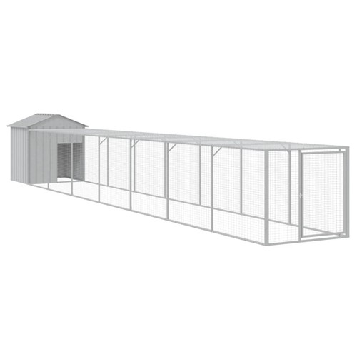 Chicken cage with run - chicken, farm