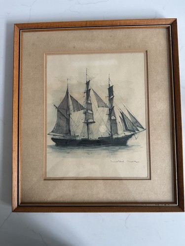Vintage framed print - of, a