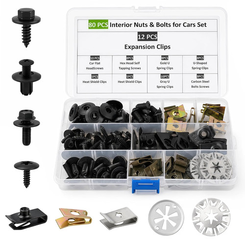 Pcs car screw - 80, nut