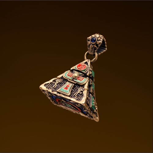 Oracle pyramid pendant - oracle,