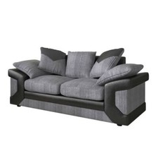 Corner Sofa Left or Right Black Grey Brown Beige 3+2 Seater Free Delivery