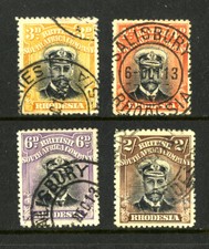 M18640 Rhodesia 1913 SG215/8 -