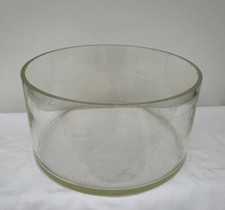 Vintage Clear Glass Trough Lab Equipment Centre Piece (12")