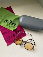 Vintage Original Swiss Optician Glasses Tinted Trial Lens Frame Steampunk