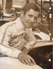 SIGNED JACKY ICKX ORIGINAL PERIOD PRESS PHOTOGRAPH FOTO AUTOGRAPH 1968 GT40