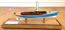 Vintage Model Steam River Launch Scale 1:24 Paul Gartside Design 34cm x 10cm