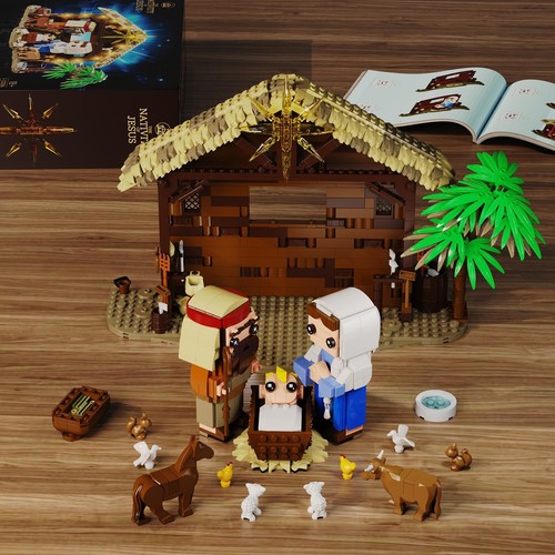 Jesus nativity scene building - nativity,