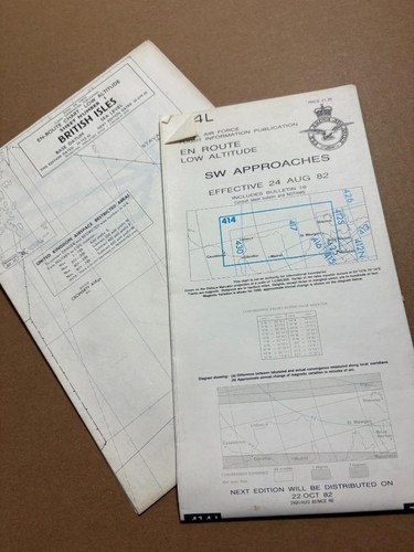 Raf pilots charts maps - charts,