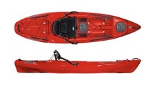 Wilderness Systems Tarpon 100 Sit-On-Top Kayak Red With 2 Paddles, Wheels, B Aid