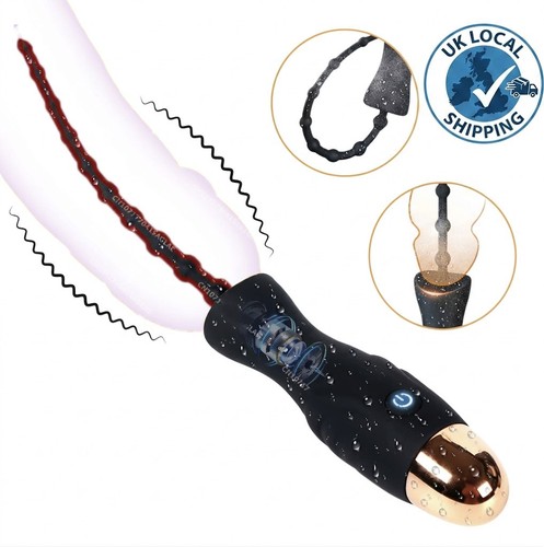 Male penis plug vibrator - plug,