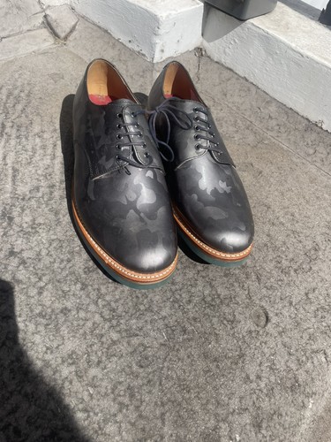Grenson blue camo glass - blue,
