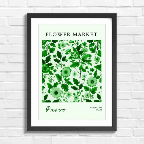 Floral market botanical - floral,