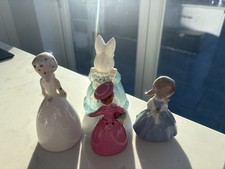 Job lot  Vintage China Figurine Bells Good Condition