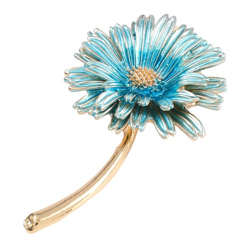 Daisy flower brooch pin alloy - pin,