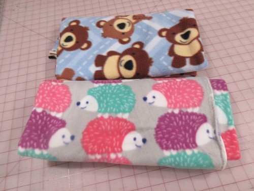 Fleece fabric teddy bears - fabric,