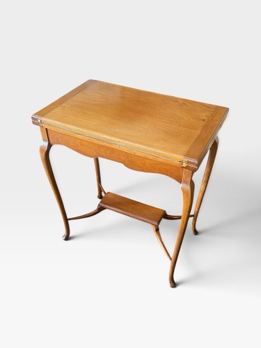 Edwardian oak fold - fold, over