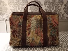St Michael M&S Vintage Tapestry Bag Holdall Autumn Colours